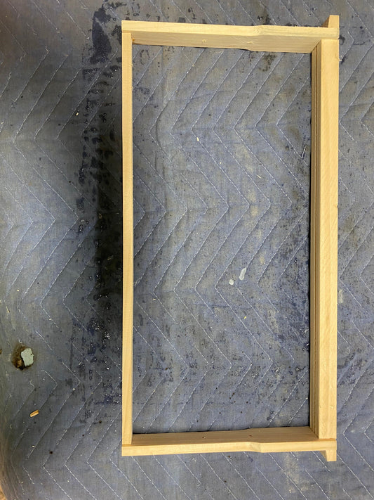 Assembled grooved top and grooved bottom, no foundation - 4K Beez